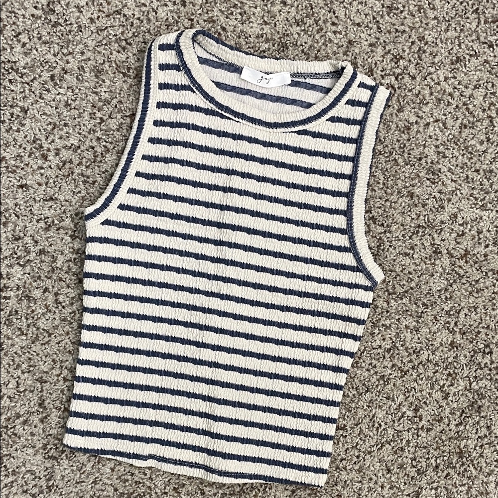 Shirred boutique tank